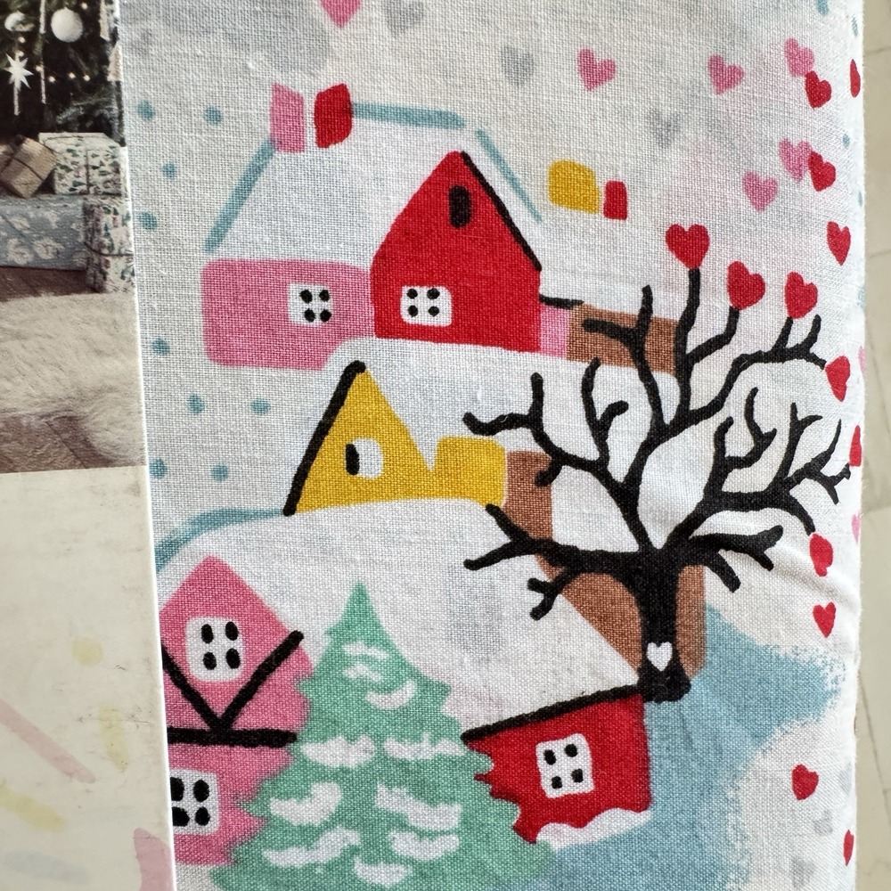 Cath Kidston London 3 Pc TWIN Christmas Village Winter Sheet Set 100% Cotton - Picture 8 of 10
